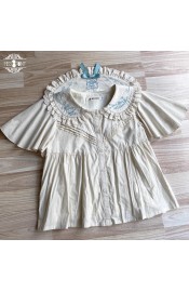 Miss Point Tea Party Flying Sleeve and Long Sleeve Blouse(Reservation/Full Payment Without Shipping)